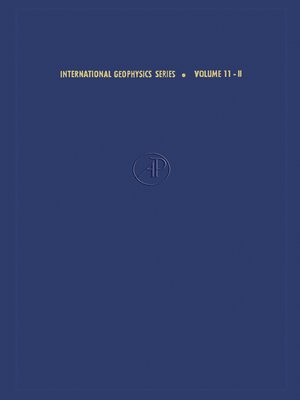 cover image of International Geophysics Series, Volume 2